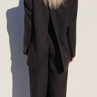 Asymmetric Back Blazer