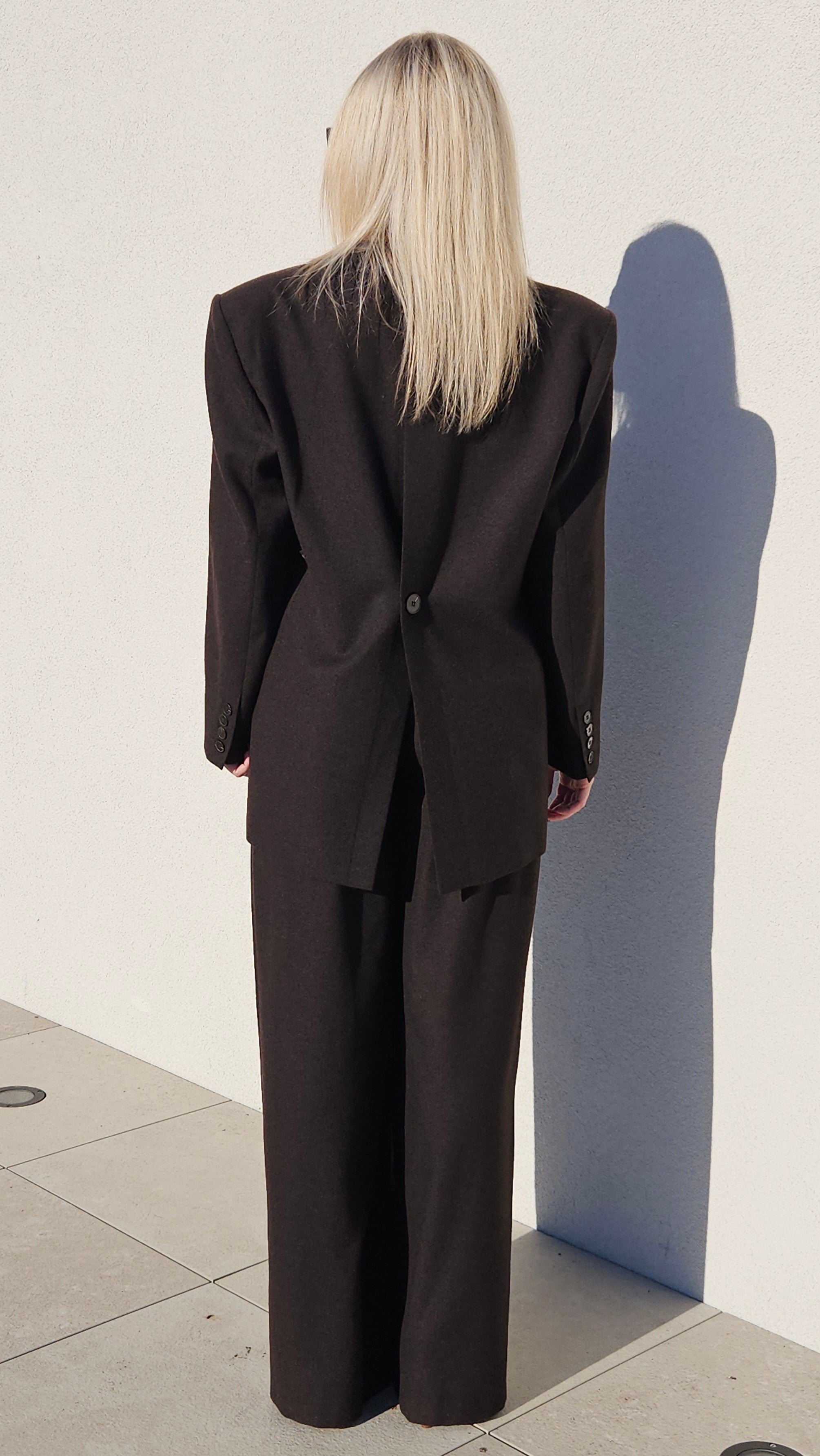 Asymmetric Back Blazer