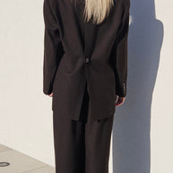 Asymmetric Back Blazer