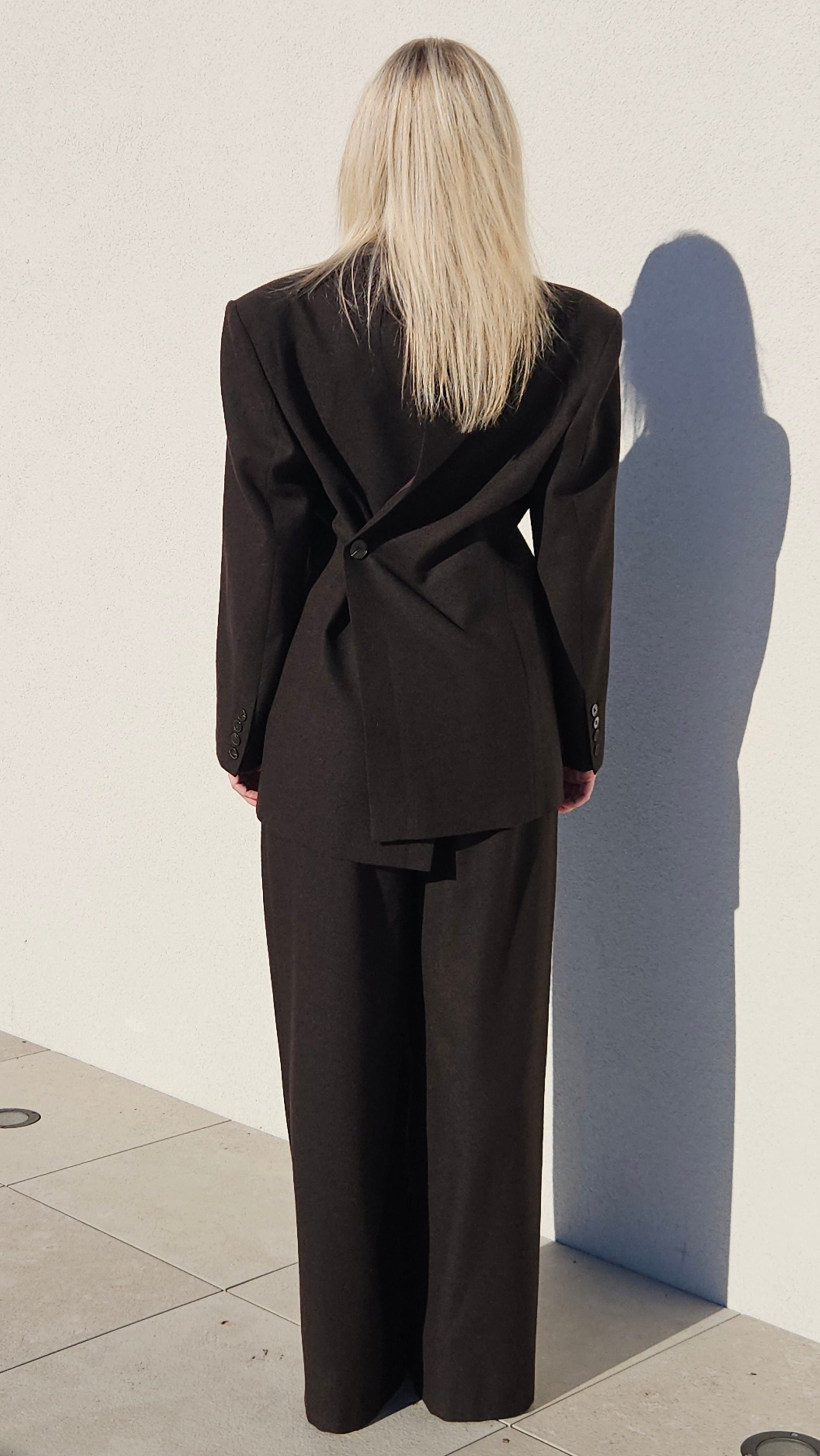 Asymmetric Back Blazer