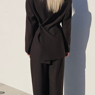 Asymmetric Back Blazer