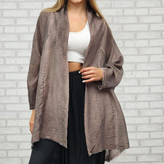 Mocha Drape Wrap