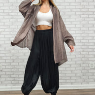 Mocha Drape Wrap
