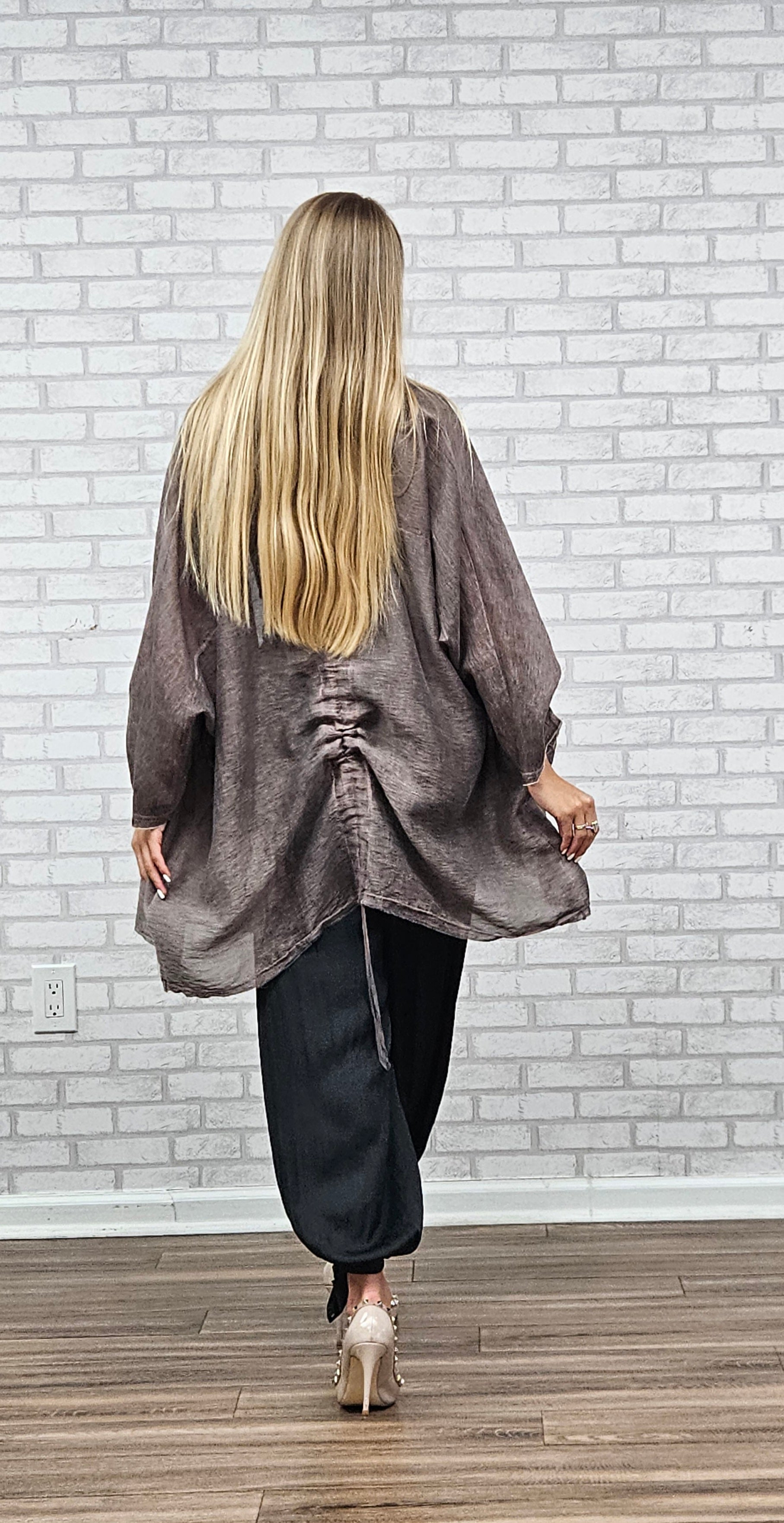 Mocha Drape Wrap