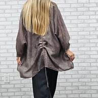 Mocha Drape Wrap