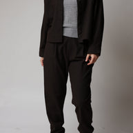 Tapered Wool Trousers