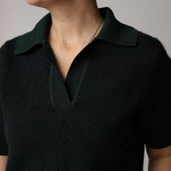 Knit Polo Top