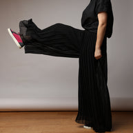 Wide Pleat Trousers
