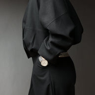 Black Structured Bomber