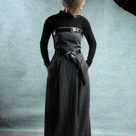 Belted Wool Dress