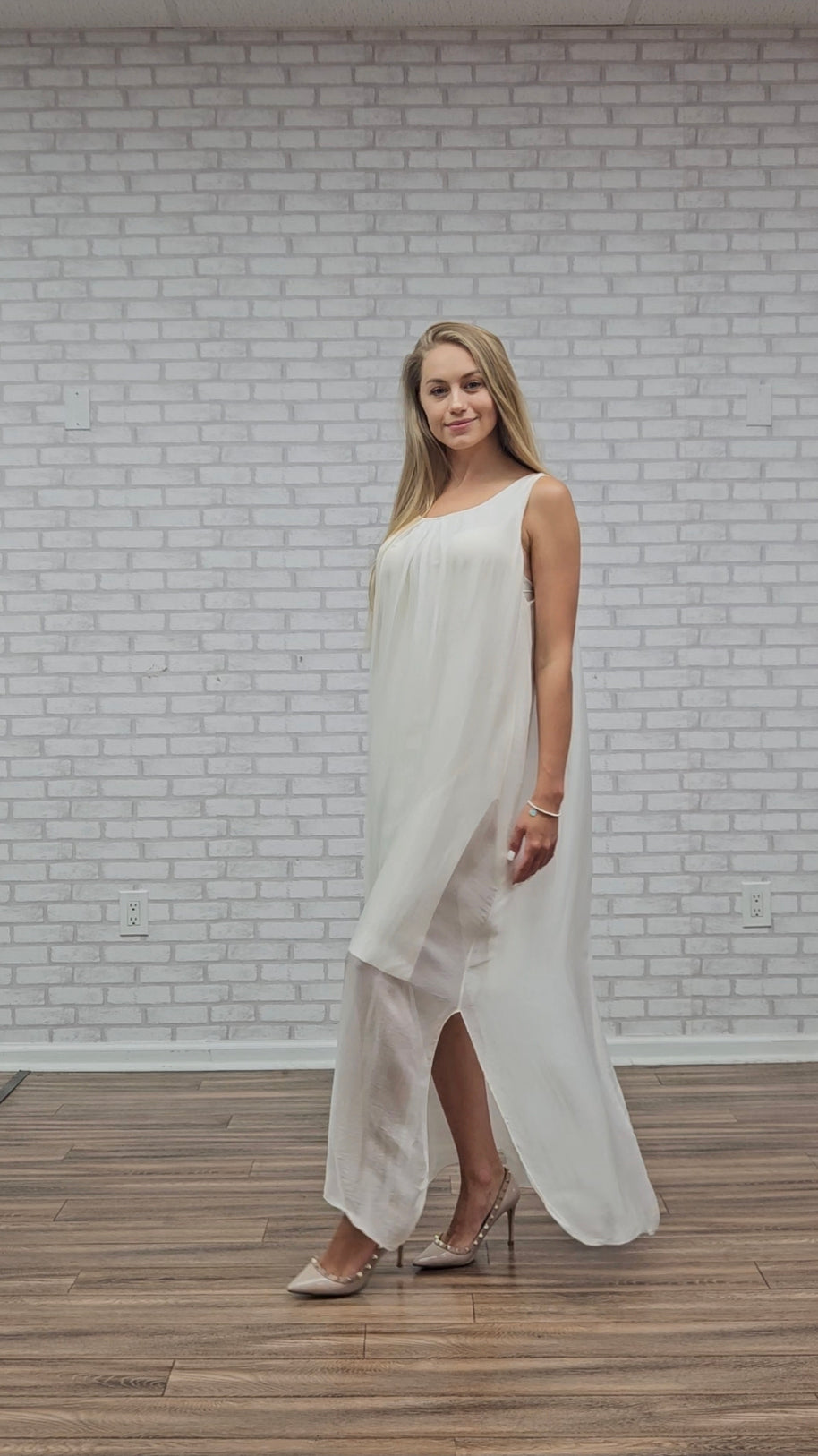 Ivory Air Maxi Dress