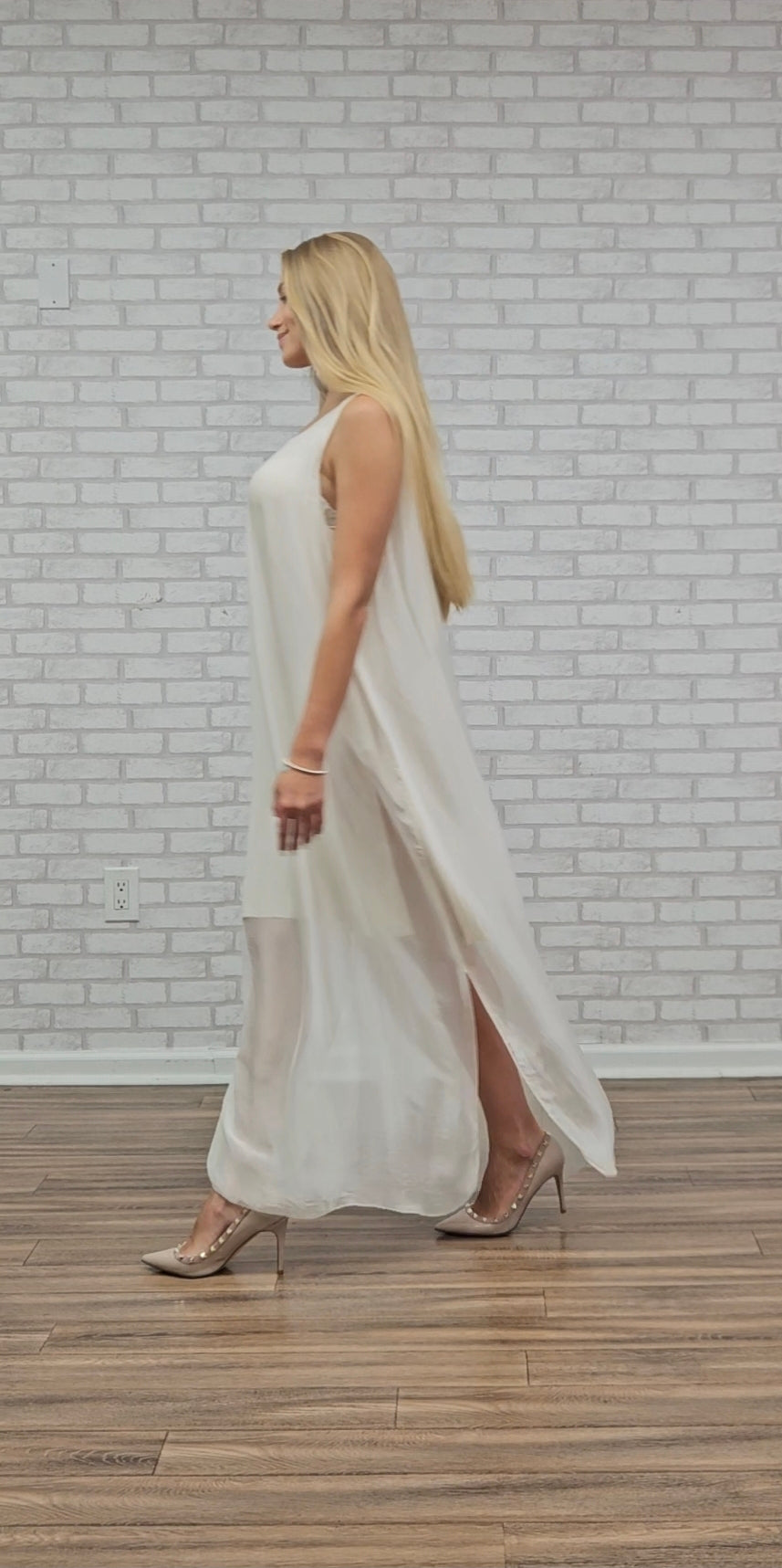 Ivory Air Maxi Dress