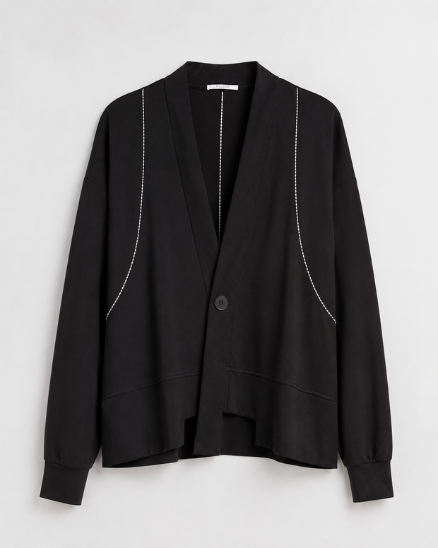 Contrast Stitch Blazer
